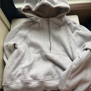 Gray Hooded Sweatshirt